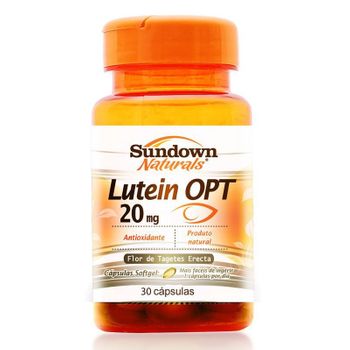 Lutein OPT 20mg Luteína Sundown 30 Cápsulas
