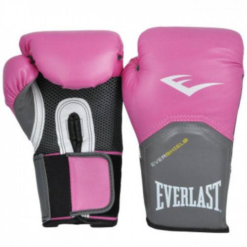 Luva Boxe Everlast Pro Style Elite Training 14 Oz Rosa