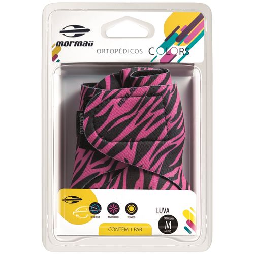 Luva Colors Zebra Pink Mormaii P