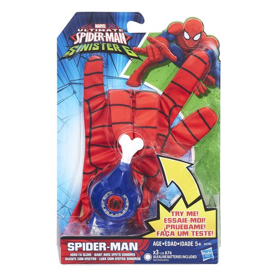 Luva Homem Aranha com Efeito Sonoros - Spider Man