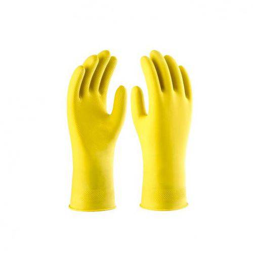 Luva Limpeza Amarela Talge `media`c/2 Pacote C/ 2 Luvas