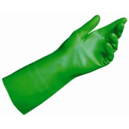 Luva Nitrilica Verde 33cm Soft
