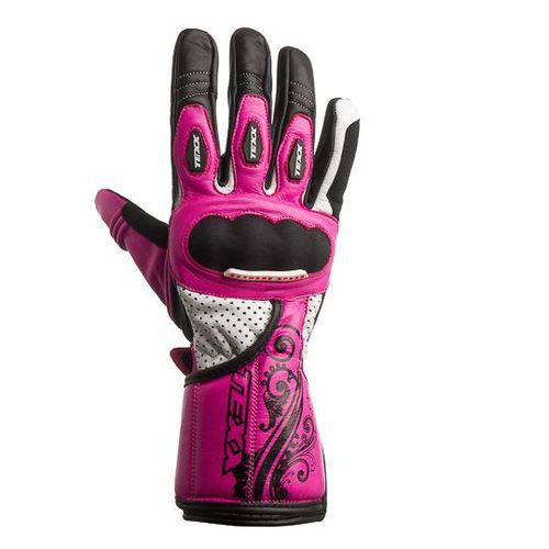Luva Par Moto Pink Race Luckystar Feminina - Texx