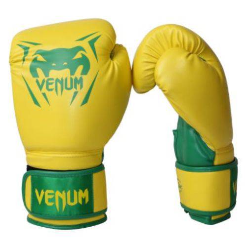 Luvas Boxe / Muay Thai - New Contender - Amarelo - Venum .