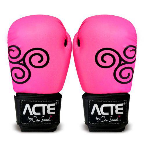 Luvas de Boxe Rosa By Cau Saad CAU16 Acte Sports