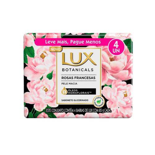 Lux Botanicals Rosas Francesas Sabonete Líquido 4x85g