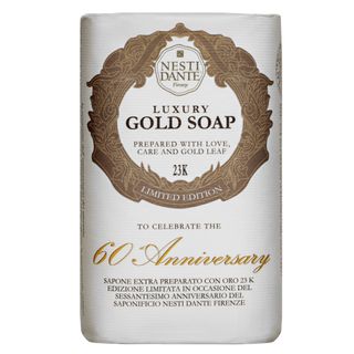 Luxury Gold Soap 60 Aniversary Nesti Dante - Sabonete em Barra 250g