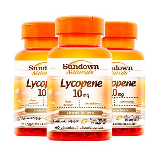 Lycopene Licopeno de Tomate - 3x 60 Cápsulas - Sundown