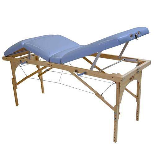 Maca de Massagem Portátil com Altura Regulável e Orifício para Fisioterapia e Estética Canopus - Leg