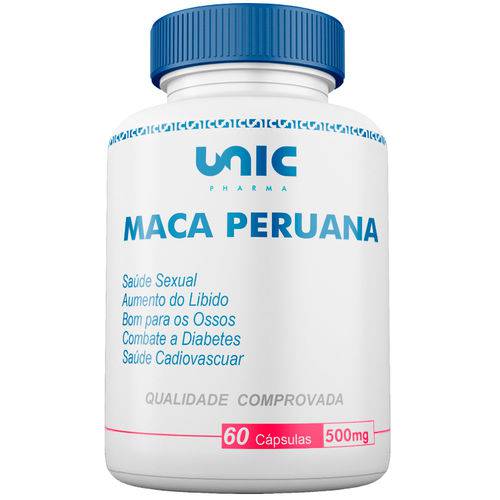 Maca Peruana 500mg 60 Cáps Unicpharma