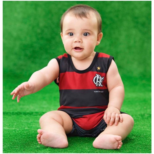 Macacão Flamengo Sublimado Torcida Baby P