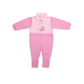 Macacão Infantil para Bebê Menina - Rosa G