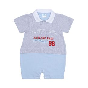 Macacão Infantil para Bebê Menino - Azul M