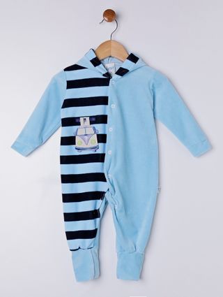 Macacão Infantil para Bebê Menino - Azul