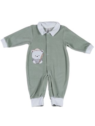 Macacão Infantil para Bebê Menino - Verde