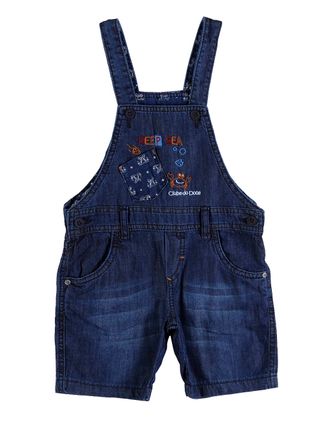 Macacão Jeans Infantil para Menino - Azul