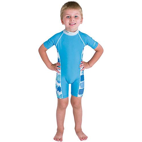 Macacão P/ Natação Bestway Careful Swim Suits Azul