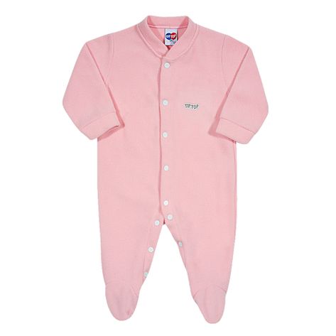 Macacão Pijama de Soft Rosa P