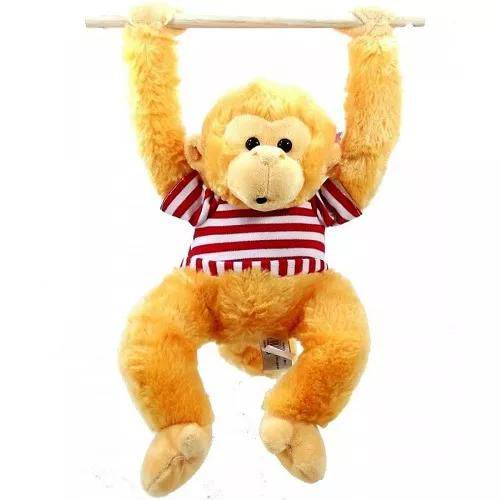 Macaco Assobia Sensor de Presença Pelúcia - Bbr Toys