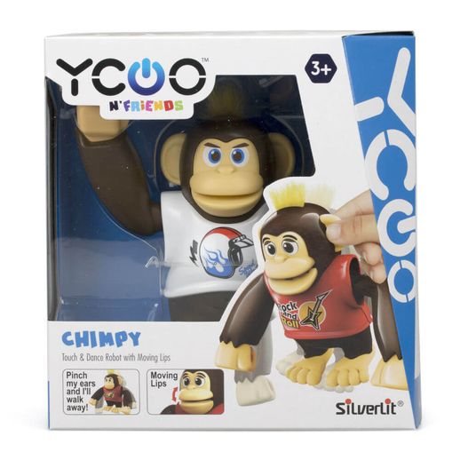 Macaco Interativo Chimpy Silverlit Ycoo Branco - Candide