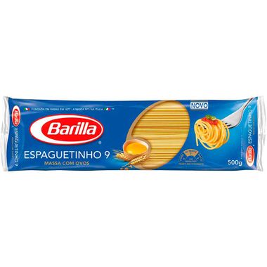 Macarrão com Ovos Barilla Espaguete 9 - 500g
