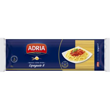 Macarrão com Ovos Espaguete 8 Adria 500g