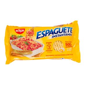 Macarrão Instantâneo Espaguete 3 Minutos Nissin 500g