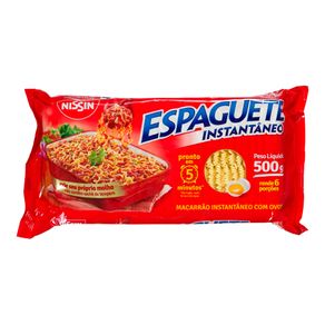 Macarrão Instantâneo Espaguete Nissin 500g