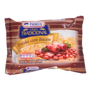 Macarrão Instantâneo Feijão com Bacon Panco 88g