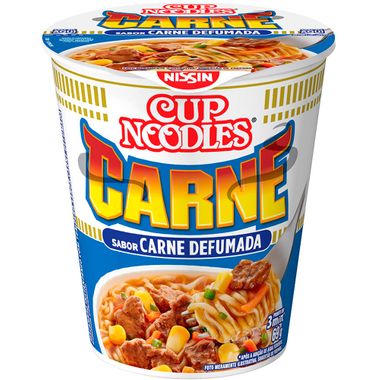 Macarrão Instantâneo Sabor Carne Defumada Cup Noodles Nissin 69g