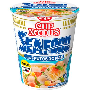 Macarrão Instantâneo Sabor Frutos do Mar Cup Noodles Nissin 65g