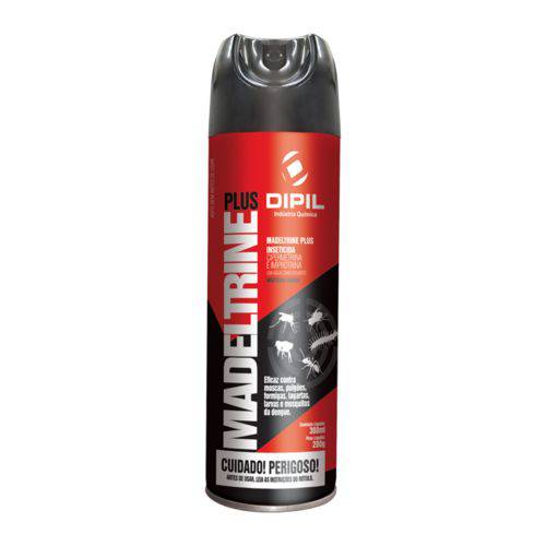 Madeltrine Plus Spray 300ml - Controle de Pulgões, Cochonilha, Mosca, Mosquitos, Formigas e Lagartas