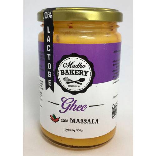 Madhu Bakery - Ghee - Oleo Butirico de Manteiga Clarificada 300g - Massala