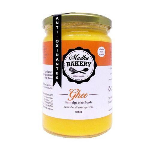 Madhu Bakery - Ghee - Oleo Butirico de Manteiga Clarificada 300g