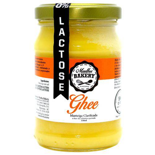 Madhu Bakery - Ghee - Oleo Butirico de Manteiga Clarificada 150g