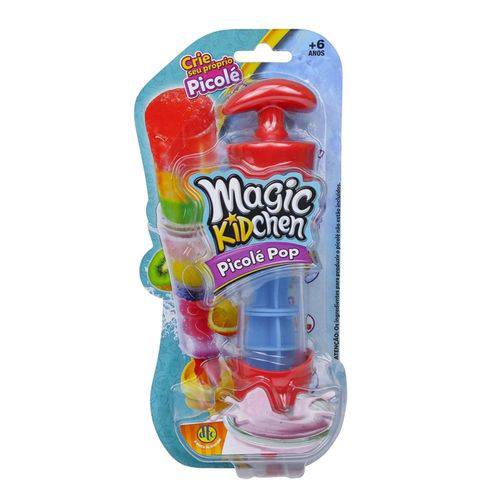 Magic Kidchen - Picolé Pop - Vermelho e Azul - Dtc