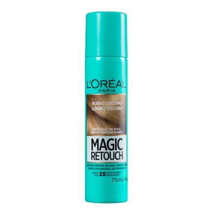 Magic Retouch L'oréal Louro Escuro Spray Instantâneo para Retoque de Raiz 75ml