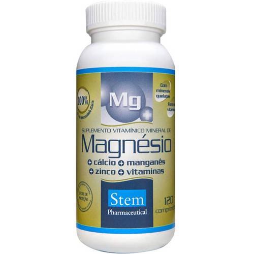 Magnésio - 120 Comprimidos - Stem Pharmaceutical