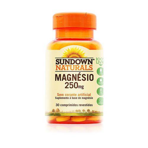 Magnésio 250mg - Sundown Vitaminas - 30 Comprimidos