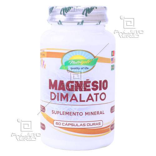 Magnésio Dimalato 60 Cápsulas Duras- Nutrigold