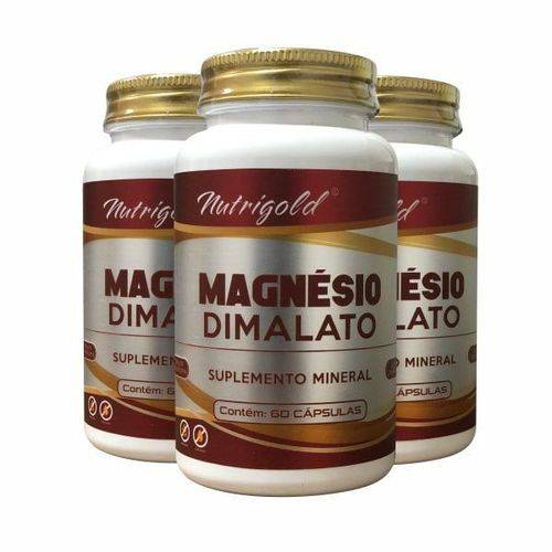 Magnésio Dimalato - Promoção 3 Unidades