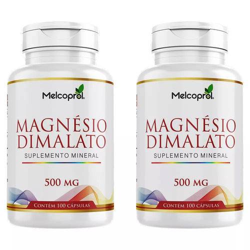 Magnésio Dimalato - 2x 100 Cápsulas - Melcoprol