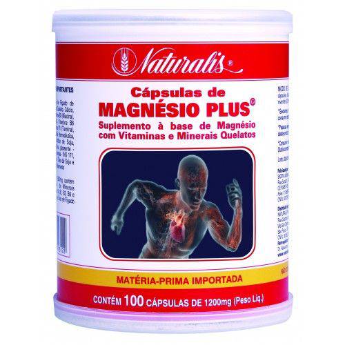 Magnésio Plus 1200 Mg. 100 Caps.