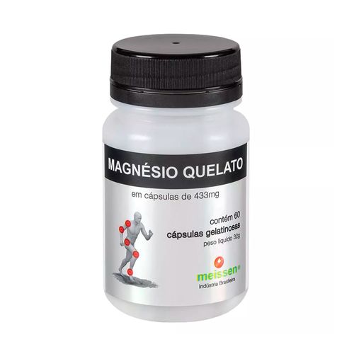 Magnésio Quelato - Meissen - 60 Cápsulas de 433mg