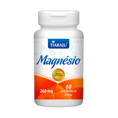 Magnésio - Tiaraju - 60 Comprimidos de 650mg