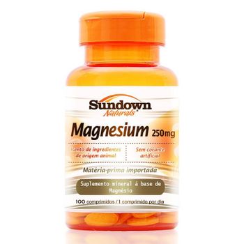Magnesium 250mg Sundown 100 Cápsulas