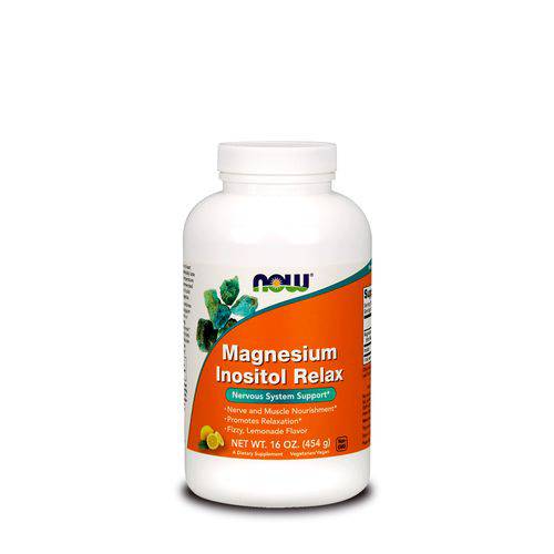Magnesium Inositol Relax Powder (454g) Now Foods