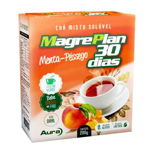 Magreplan Chá 30 Dias Menta-Limão - Aura