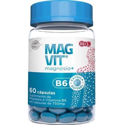 Magvit Magnésio+vitamina B6 60 Cápsulas 750mg Buschle