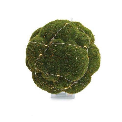 Maison/bola Decorativa de Folhagens com Led C/1 Un Verde